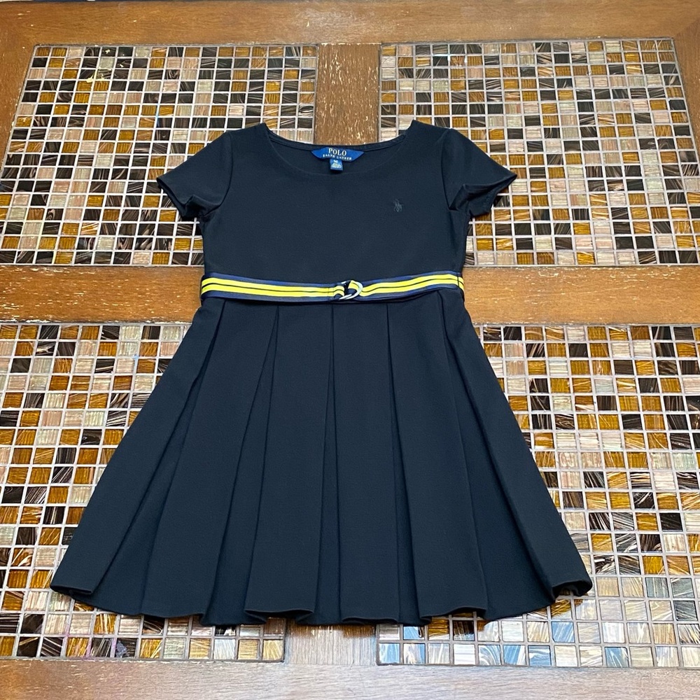 Ralph Lauren Girls Formal Pleated Dress